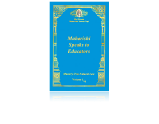 Maharishi Speaks to Educators, Engels Maharishi Speaks to Educators, Engels