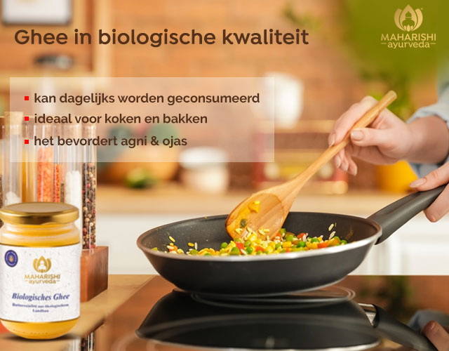 Het gebruik van biologische ghee