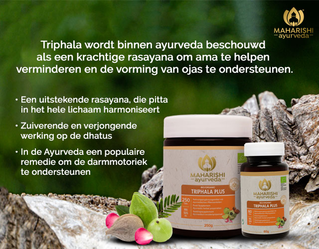 De eigenschappen van Triphala Plus