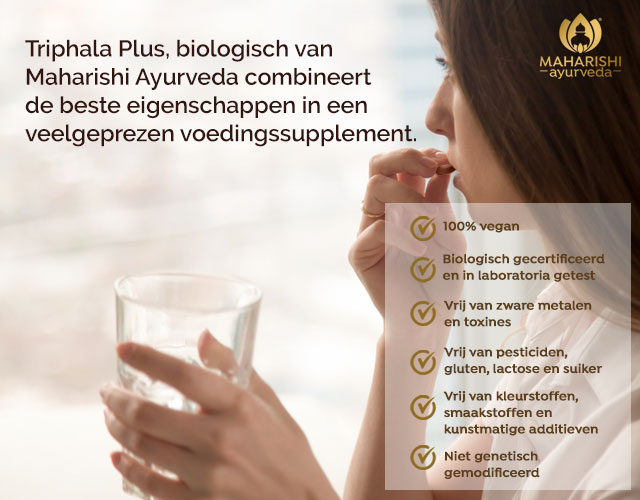 De kwaliteit van Triphala Plus