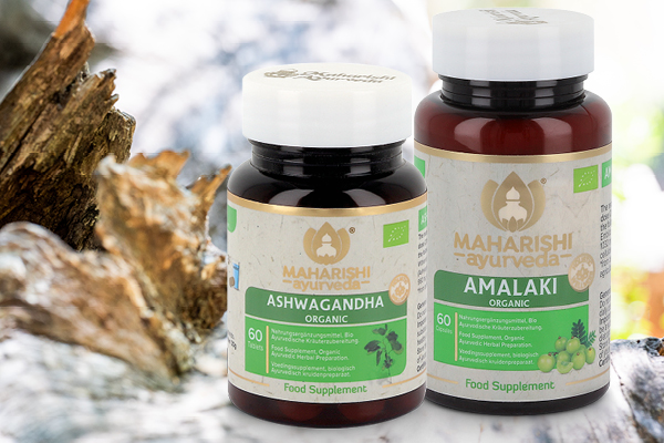 De producten ashwagandha en amlaki